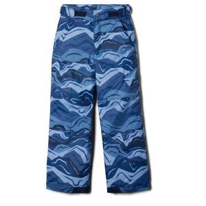 NEW! Columbia Ice Slope II Waterproof Snow Pants Camo Blue Boy's Youth SZ L